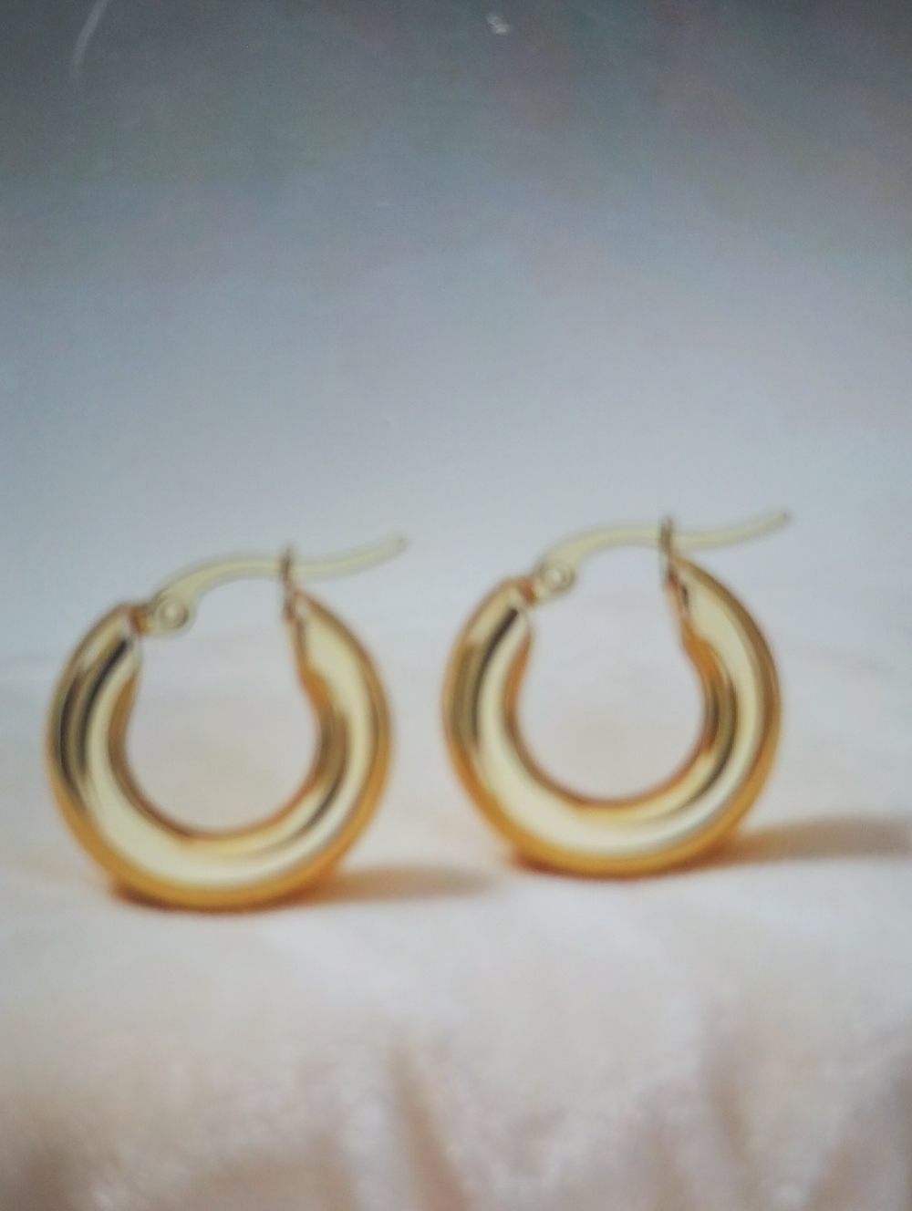 Gold Hoop Earrings - Elegant Women Jewelrygold Plated
